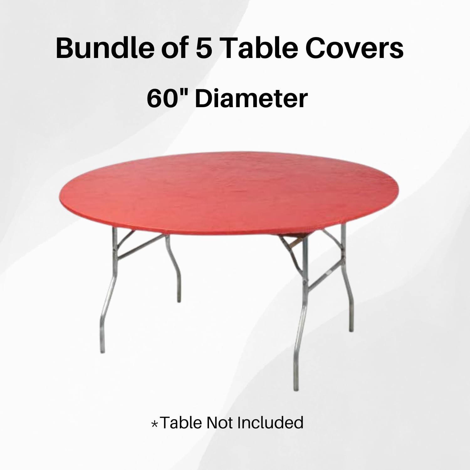 Kwik-Covers 60-inch round table cover elastic edge detail