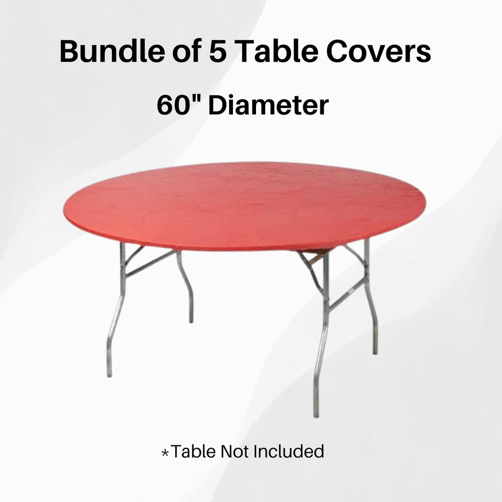 Kwik-Covers 60-inch round table cover elastic edge detail