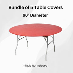 Kwik-Covers 60-inch round table cover elastic edge detail