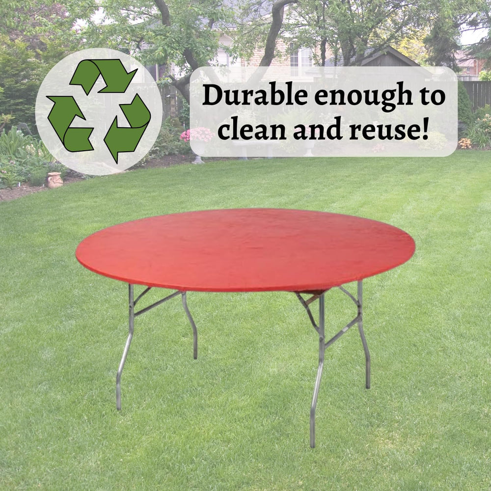 Kwik-Covers 60-inch round table cover packaging