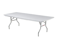 Kwik-Covers 8' rectangle table cover showing elastic corners