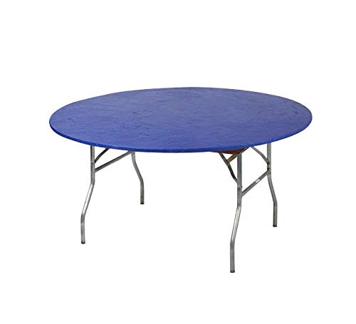 Kwik-Covers Royal Blue 60-inch round fitted table cover front view