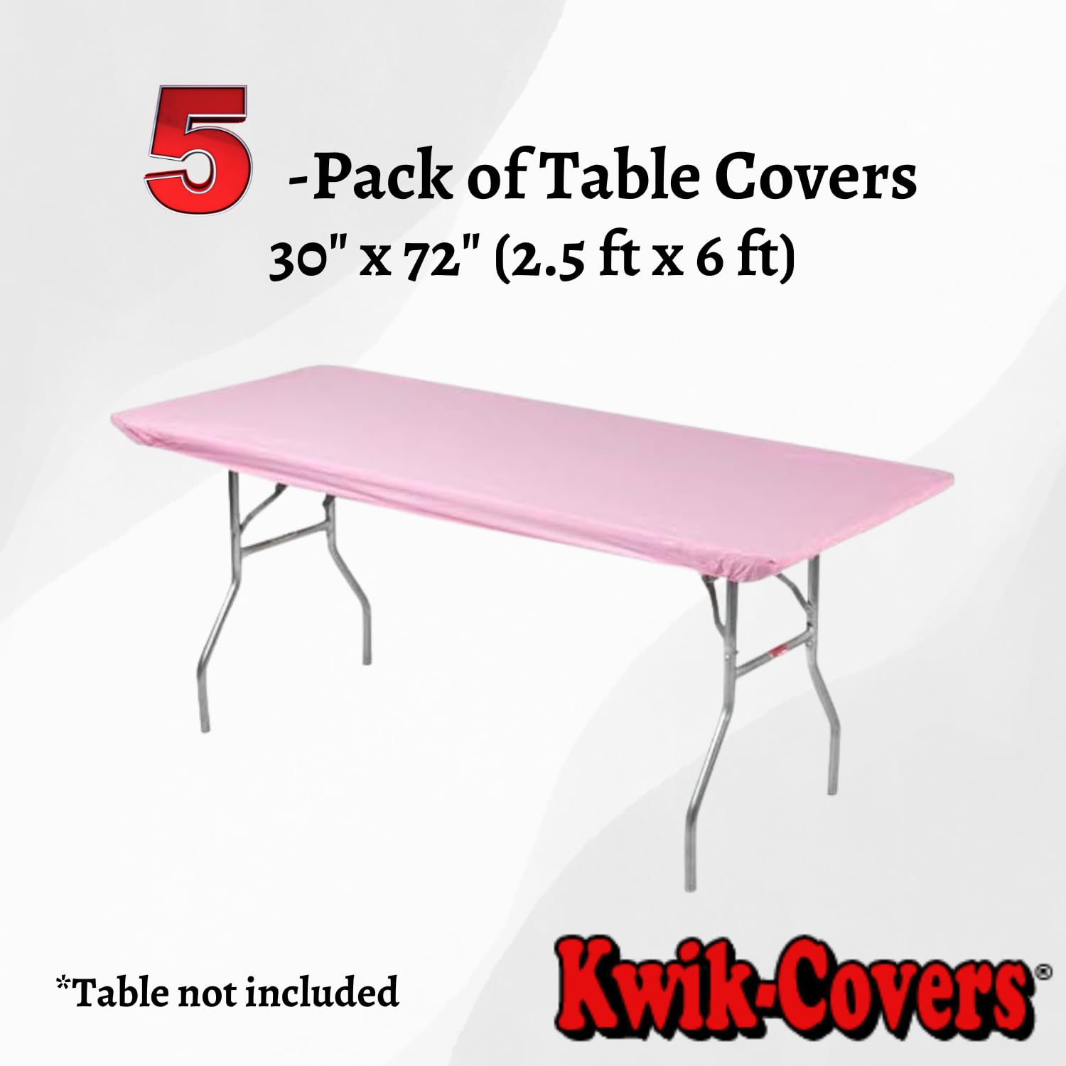 Kwik-Covers table cover on a banquet table