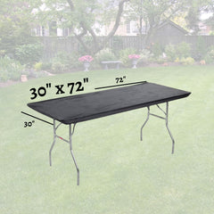 Kwik-Covers table cover with adhesive strip backing