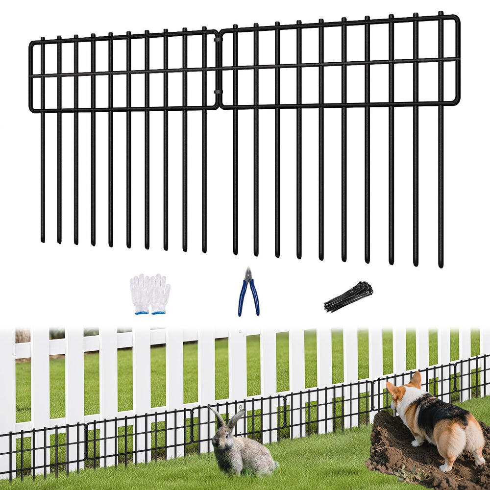 KYATE Garden Fence Animal Barrier 20ft length with 14 panels