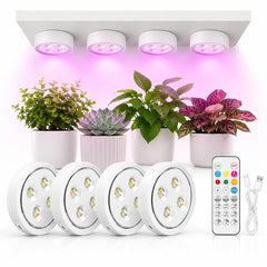 KYEELCP Rechargeable Grow Lights pack of 4 with remote control