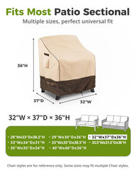 KylinLucky chair cover with padded handles