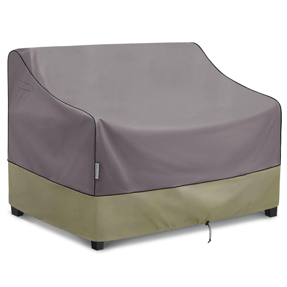 KylinLucky Outdoor Patio Loveseat Cover grey front view
