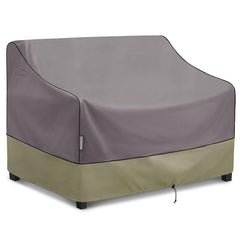 KylinLucky Outdoor Patio Loveseat Cover grey front view
