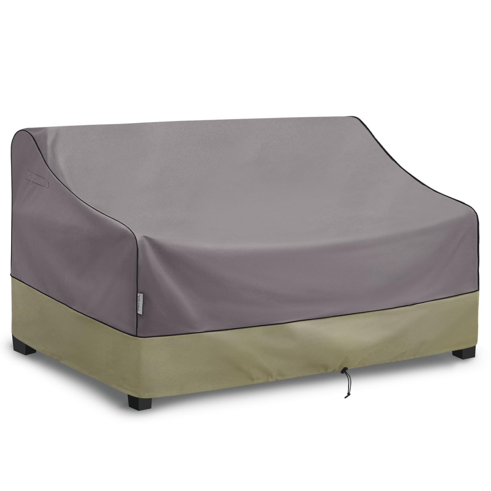 KylinLucky Outdoor Patio Sofa Cover front view in grey
