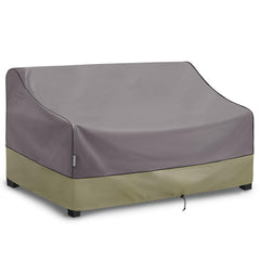 KylinLucky Outdoor Patio Sofa Cover front view in grey