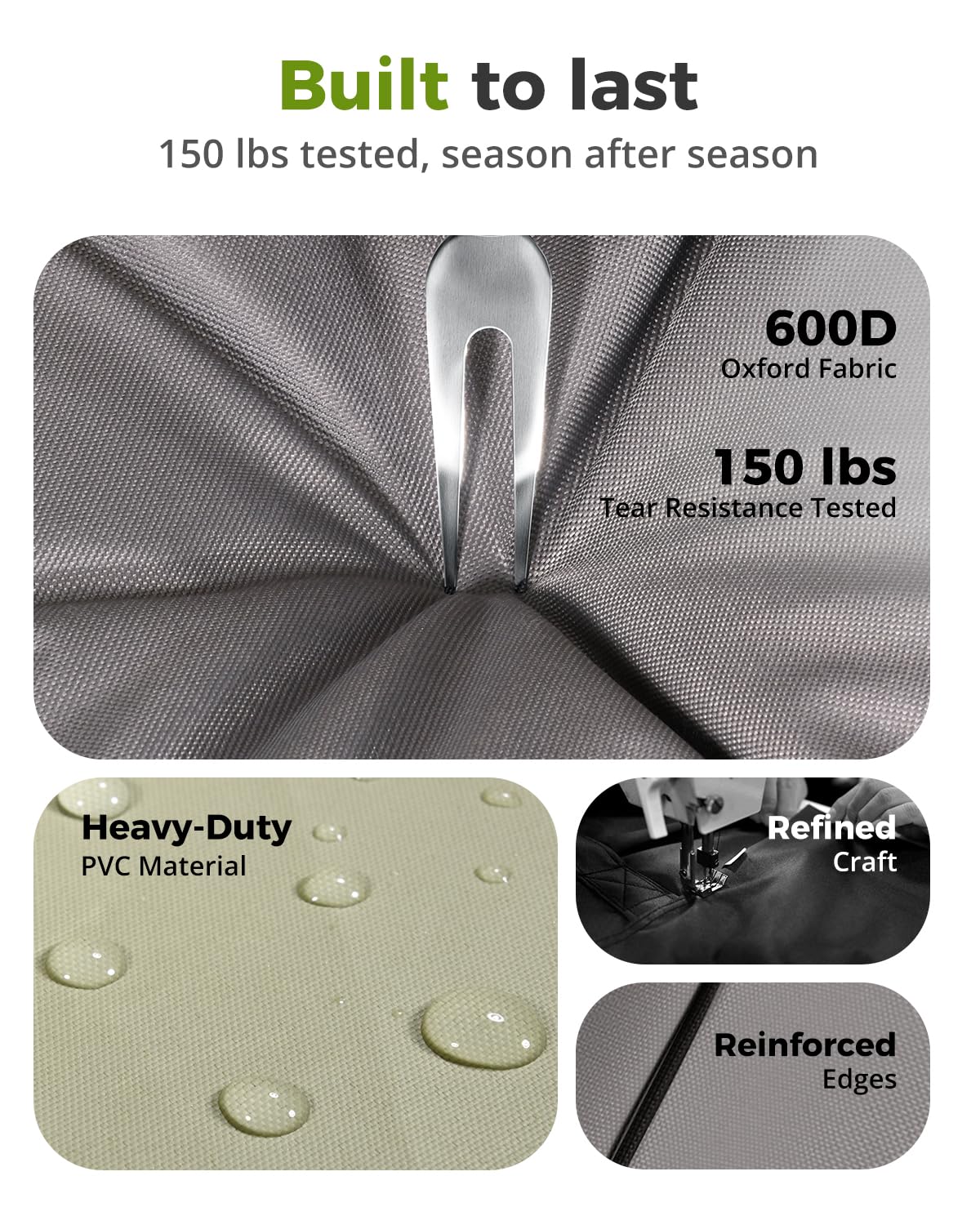KylinLucky Outdoor Patio Sofa Cover packaging view