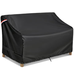 KylinLucky Outdoor Sofa Cover front view, black colour