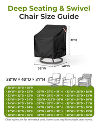 KylinLucky Patio Chair Cover installation process