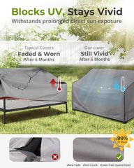 KylinLucky Patio Sofa Cover packaging with user manual