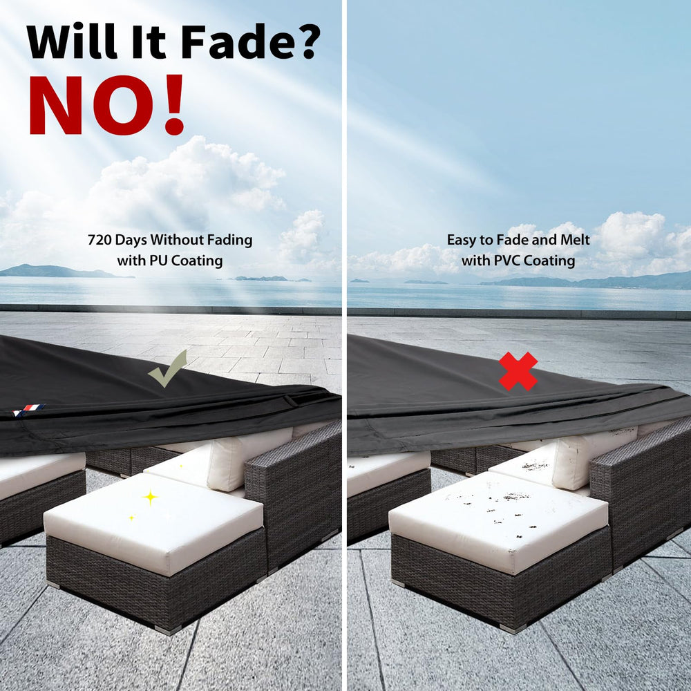 KylinLucky Waterproof Patio Furniture Cover packaging