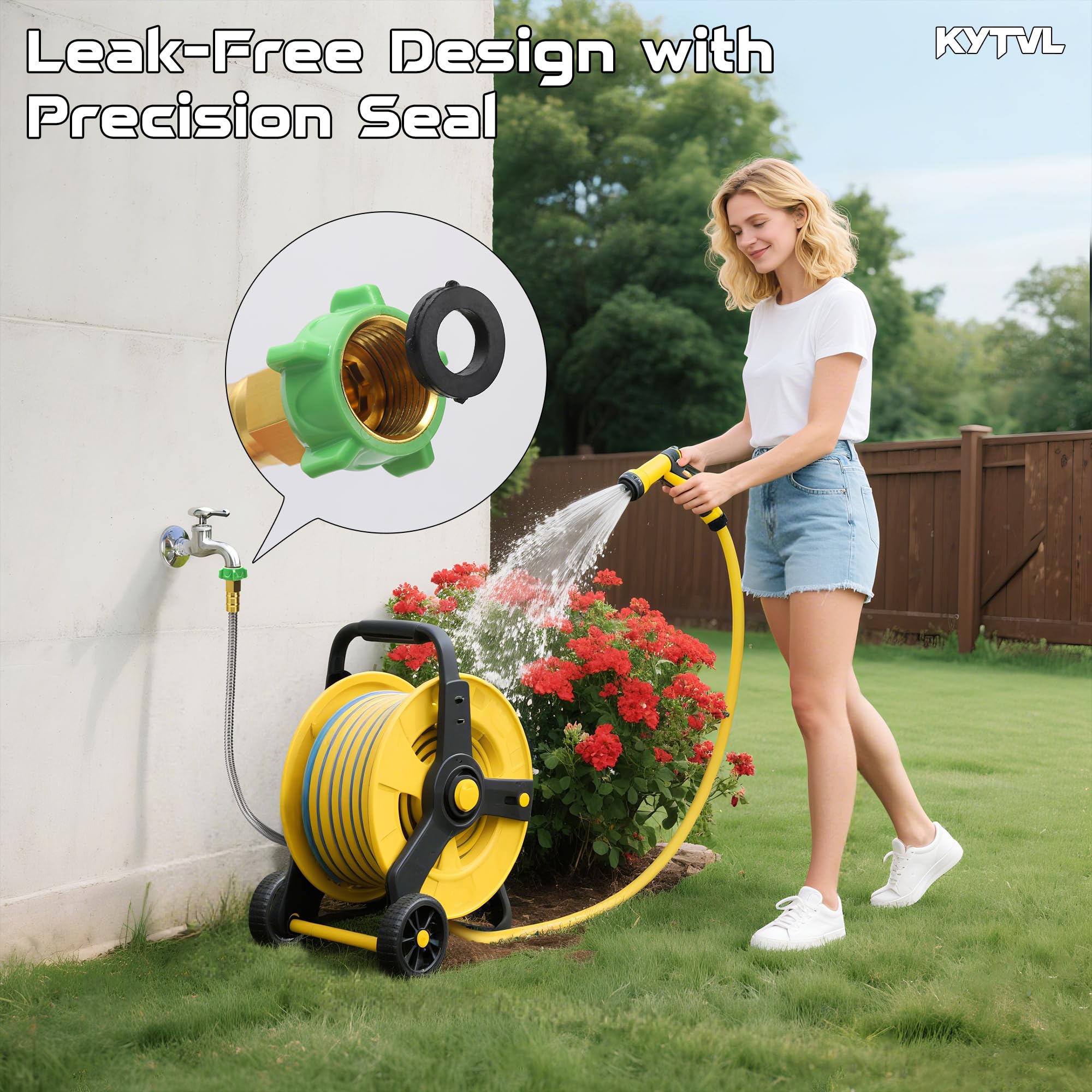 Kytvl 3FT Short Garden Hose during car washing