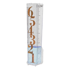 La Crosse Technology 6-Inch Patina Rain Gauge clear front view