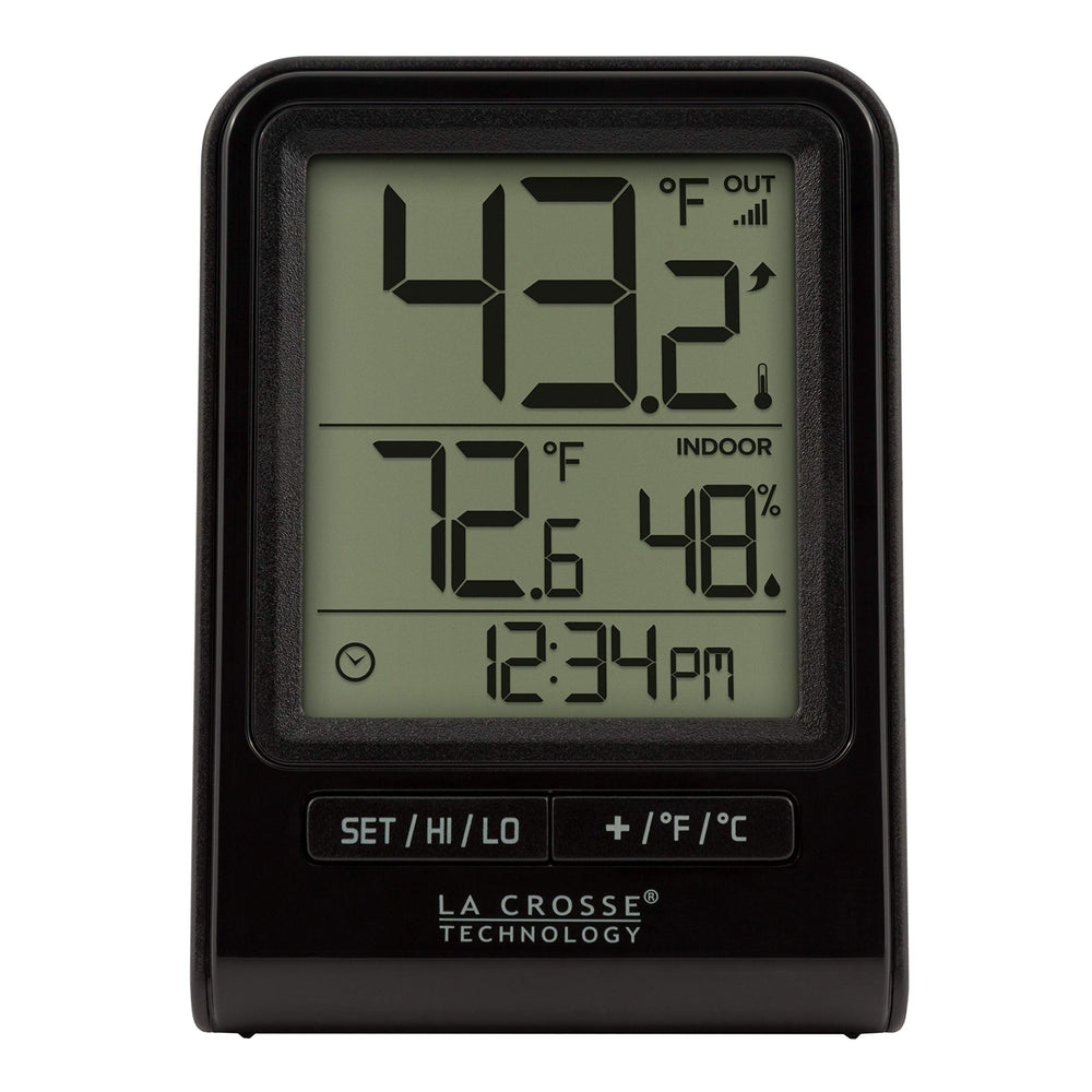 La Crosse Technology Wireless Thermometer with adjustable time format