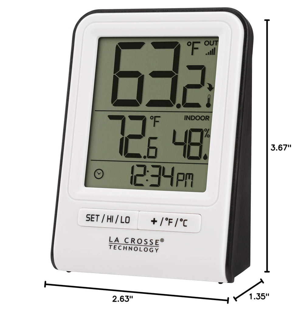 La Crosse thermometer packaging with included accessories