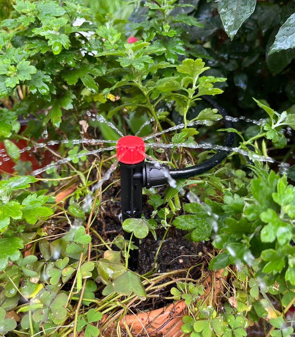La Farah drip irrigation emitters showing compatibility with tubing