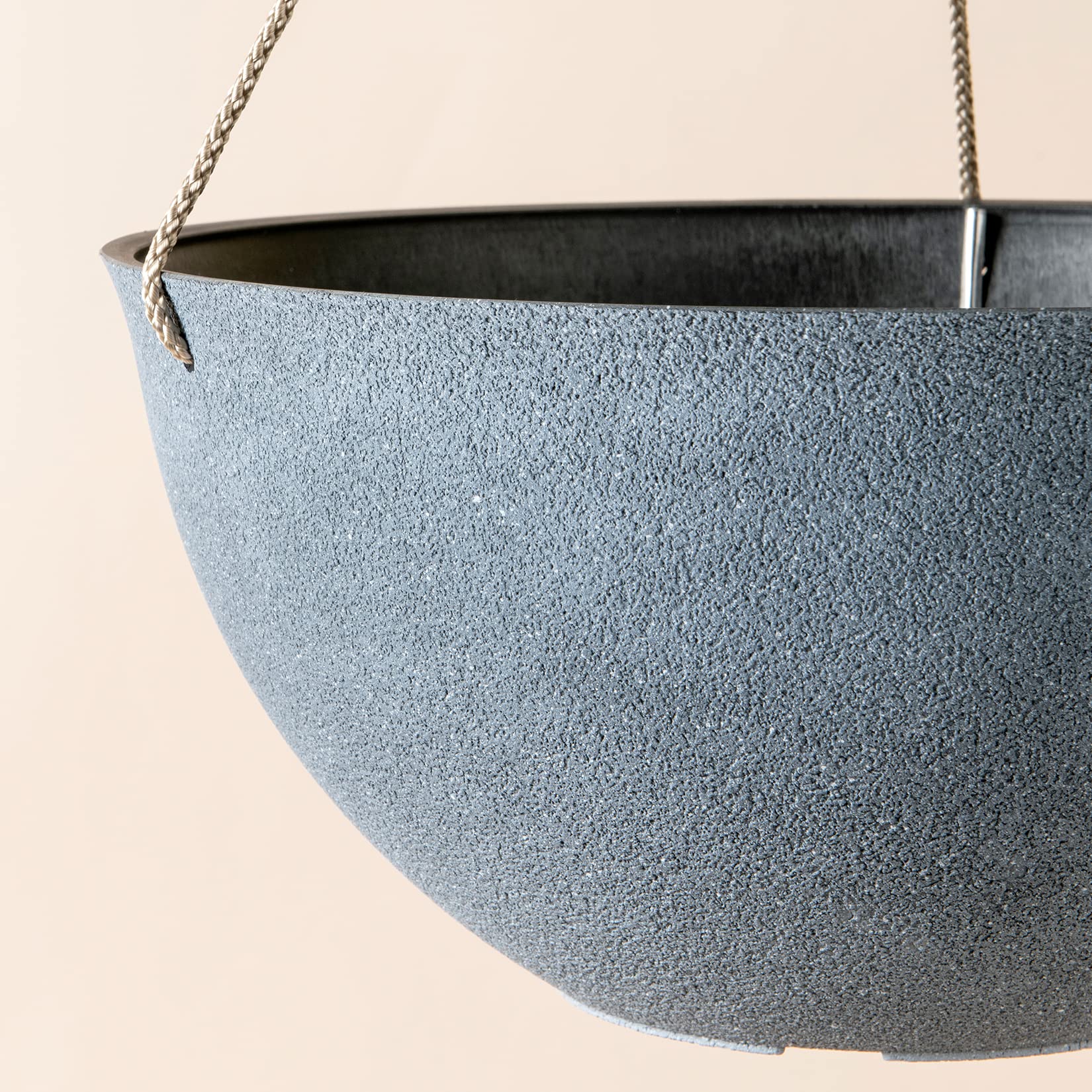 LA JOLIE MUSE Hanging Planter Basket resting on a table