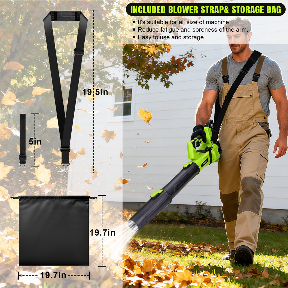 laapee cordless leaf blower lightweight design