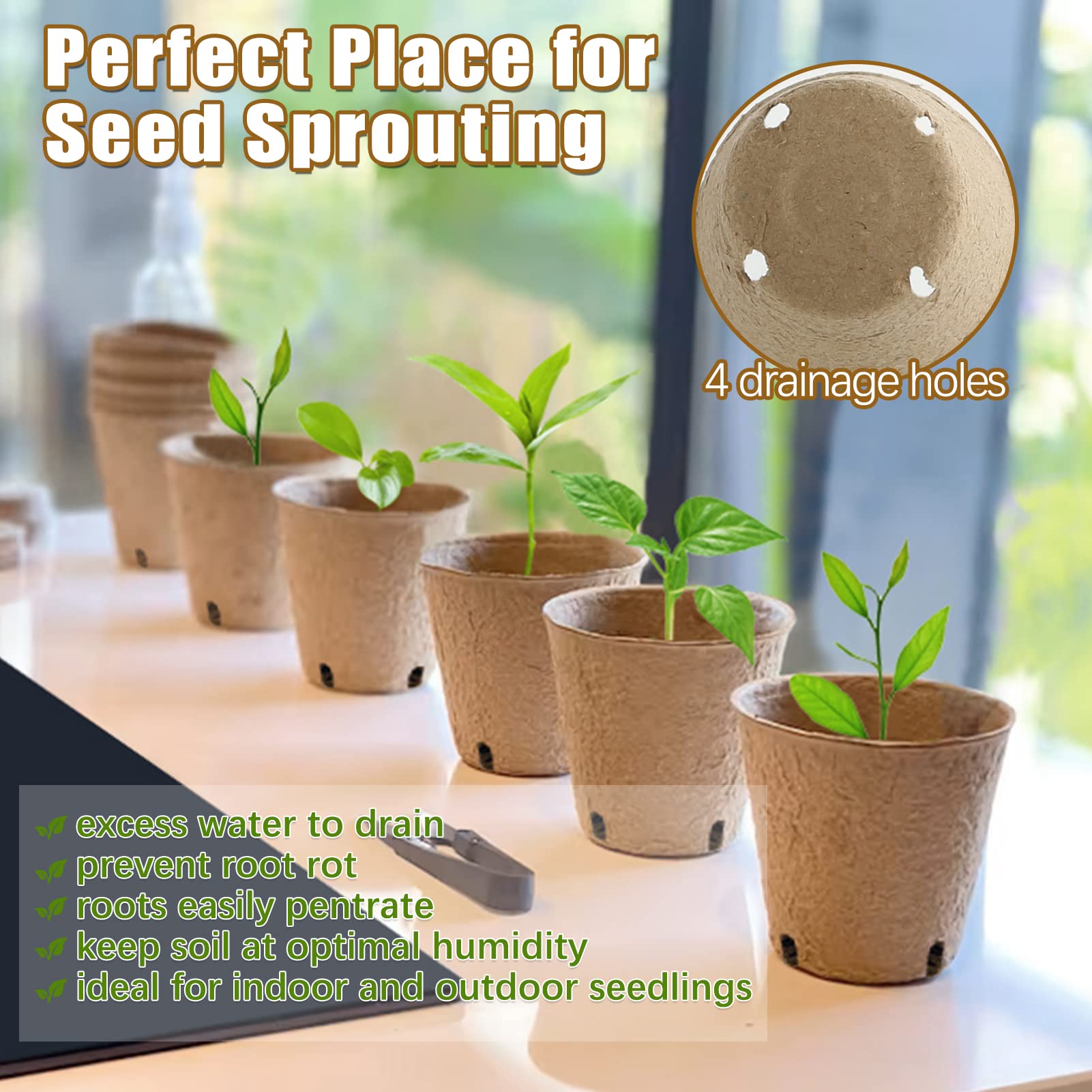 Label included with REMIAWY peat pots for marking seedlings