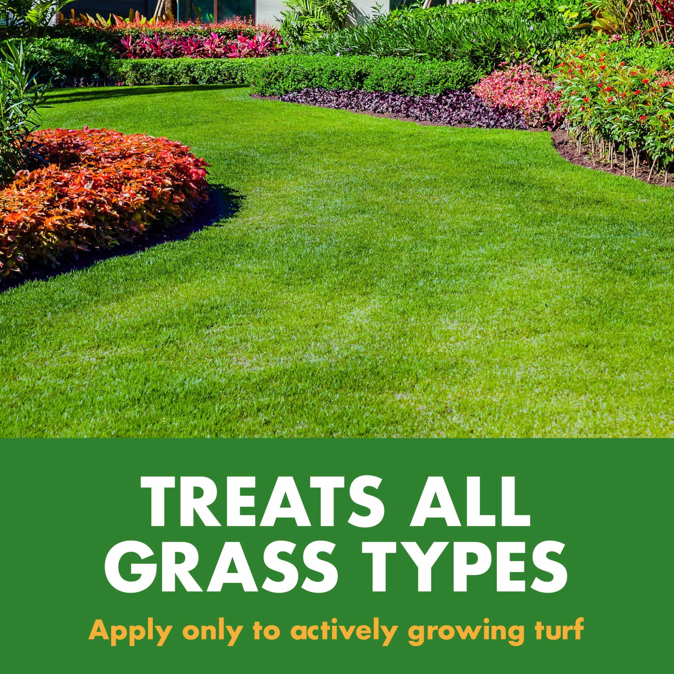Label of Spectracide Lawn Fertilizer showing ingredients