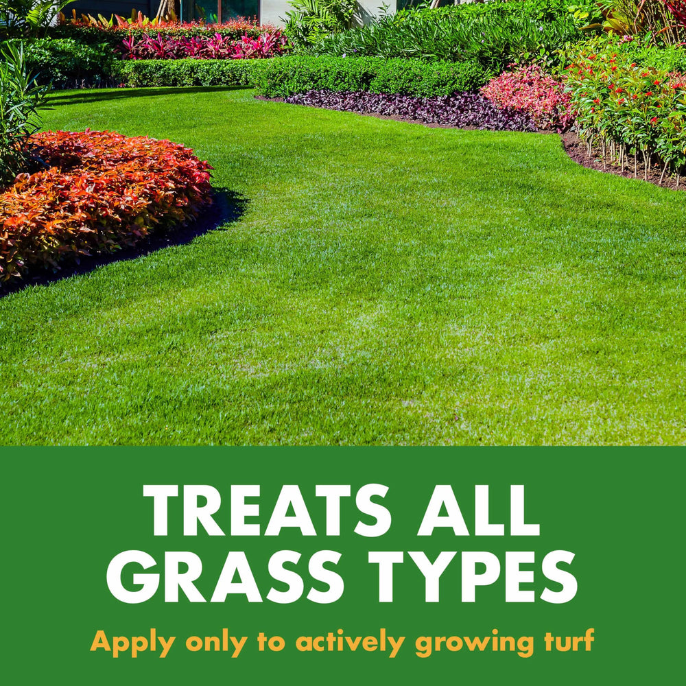 Label of Spectracide Lawn Fertilizer showing ingredients