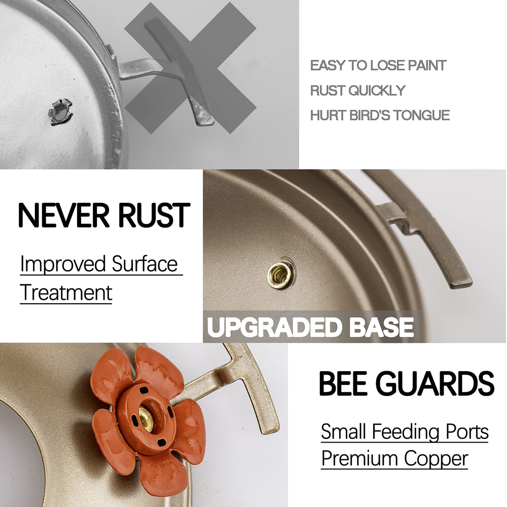 LaElvish Garden Hummingbird Feeder with included brush