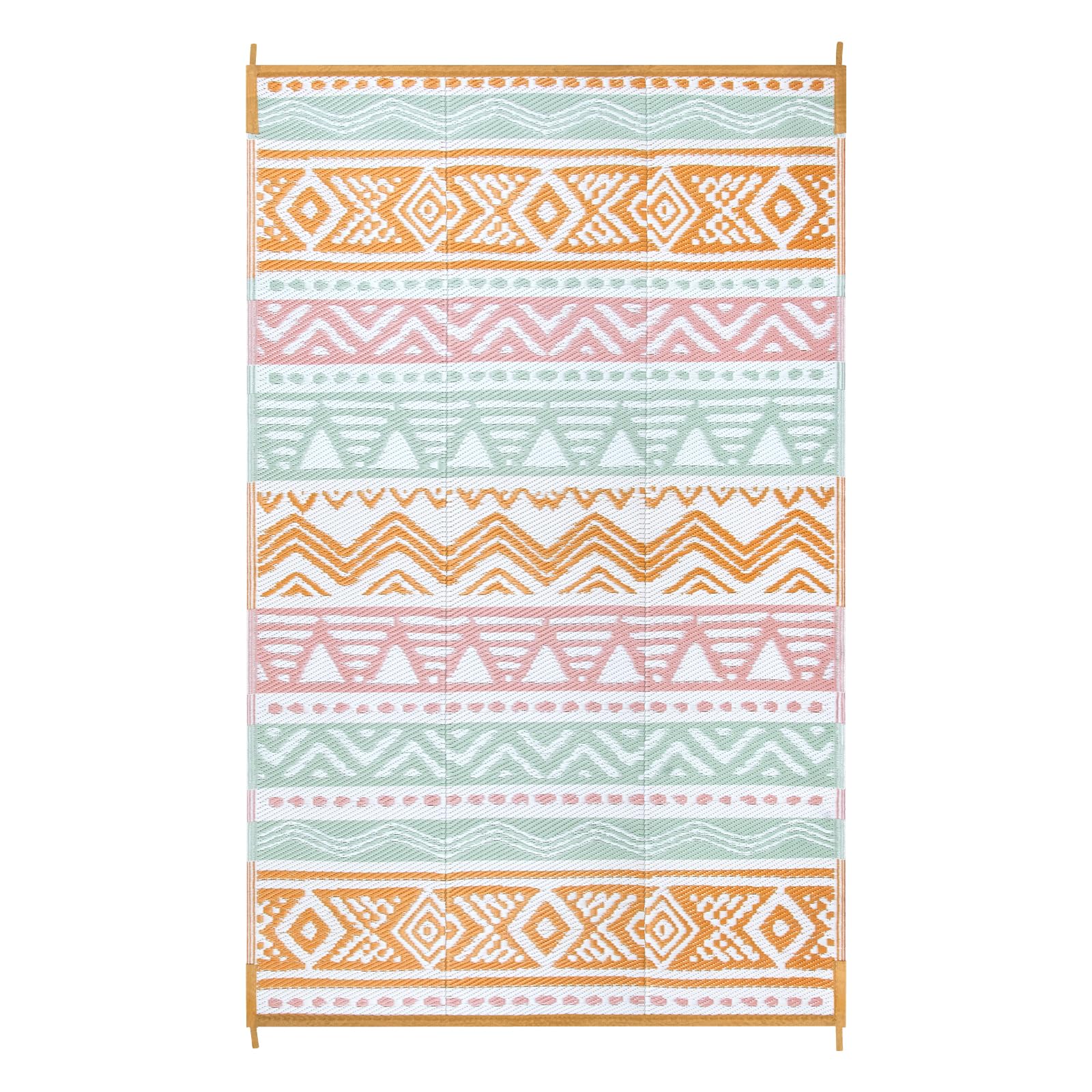 Lahome Outdoor Rug showcasing UV protective edges