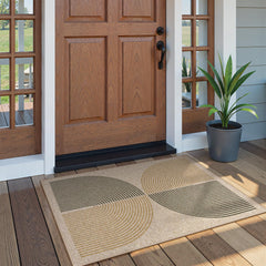 Lahome Rainbow Muddy Mat front view 32x48 inches