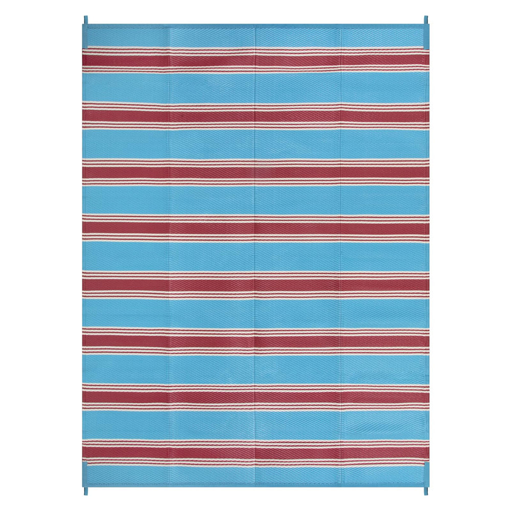 Lahome Striped Rug drying after cleaning
