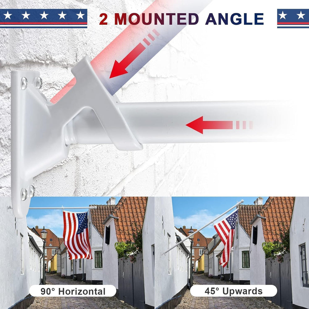LAKEROD flag pole holder bracket side view