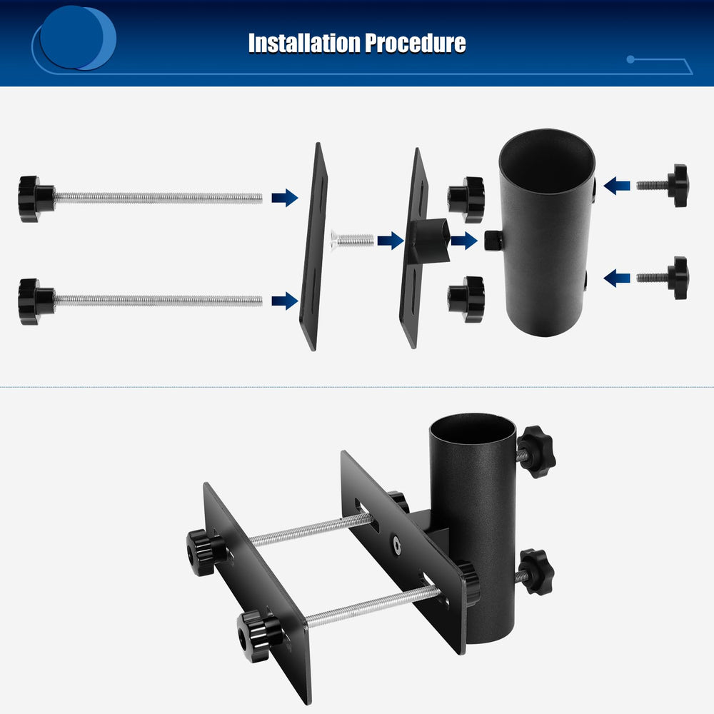 Lalafancy adjustable umbrella holder side view