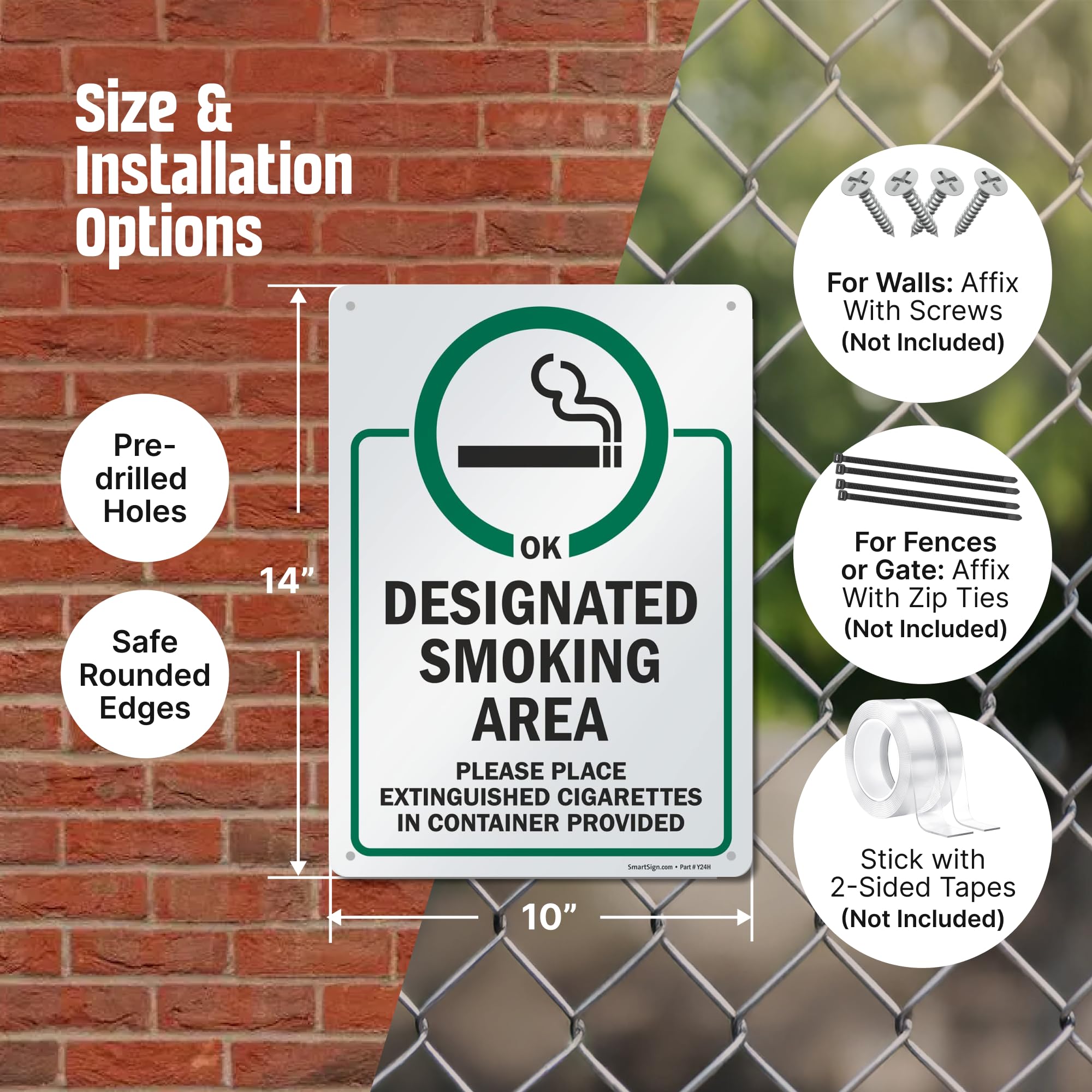 Laminated finish on SmartSign for weather protection