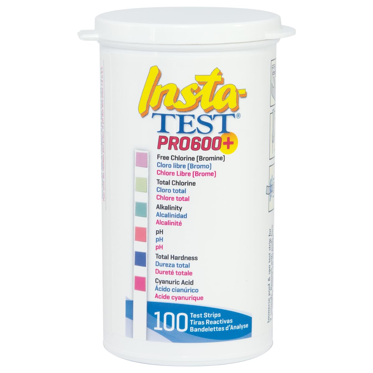 LaMotte Insta-Test PRO 600 Plus test strips front view with packaging