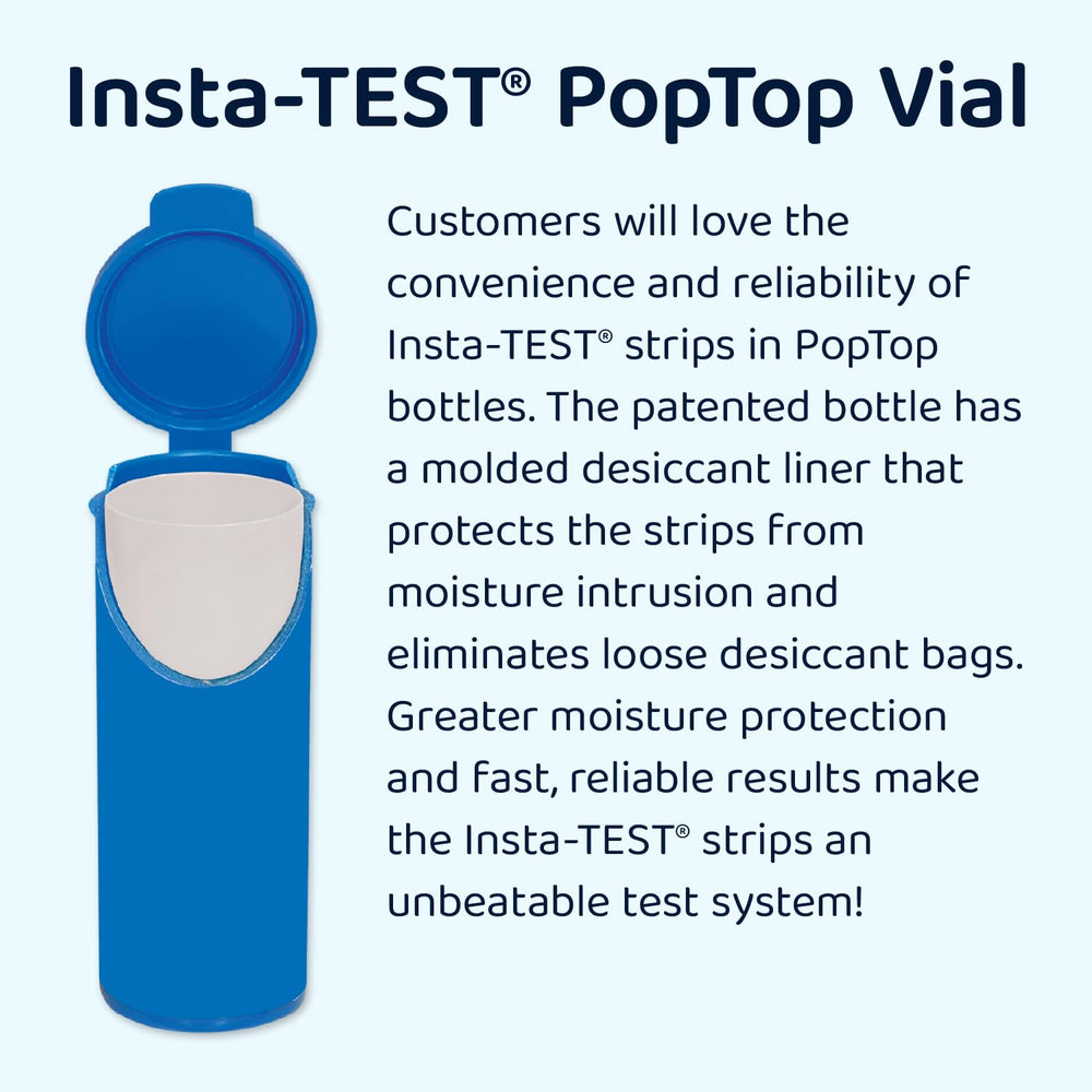 LaMotte Insta-Test PRO 600 Plus test strips packaging with instructions