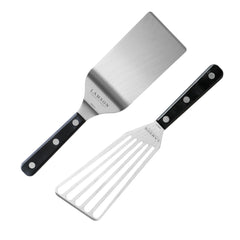 Lamson 2 Piece Kitchen Set including slotted and solid turners in black