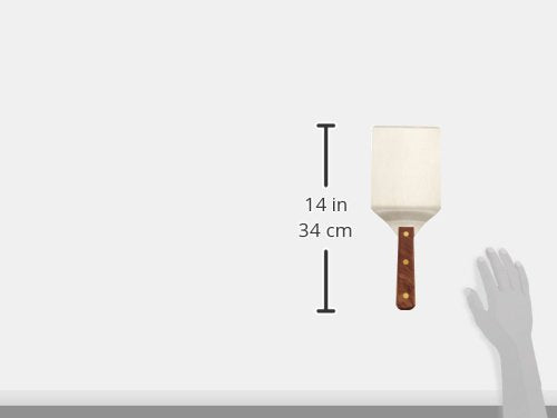 Lamson Burger Spatula side view highlighting the 5 x 6 inch blade size