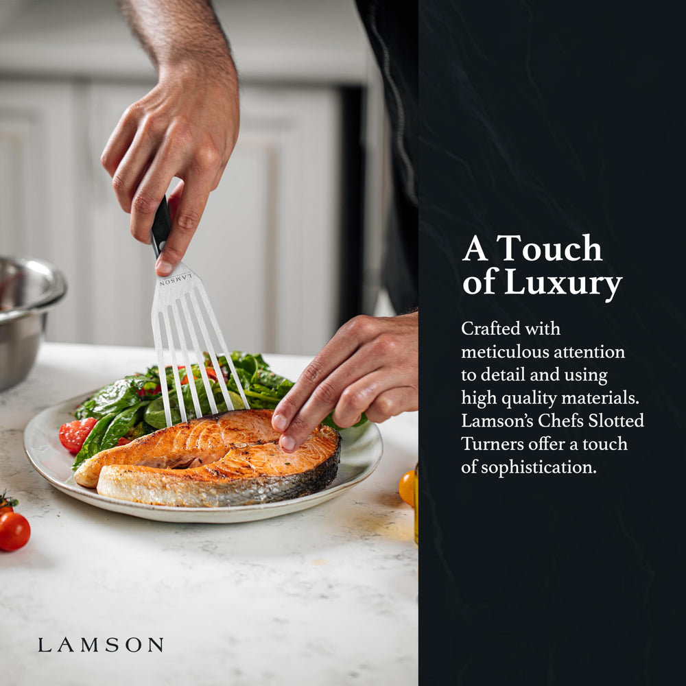 Lamson Fish Spatula packaging and product details