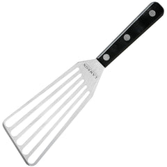 Lamson Left Hand Slotted Turner front view with stainless steel blade