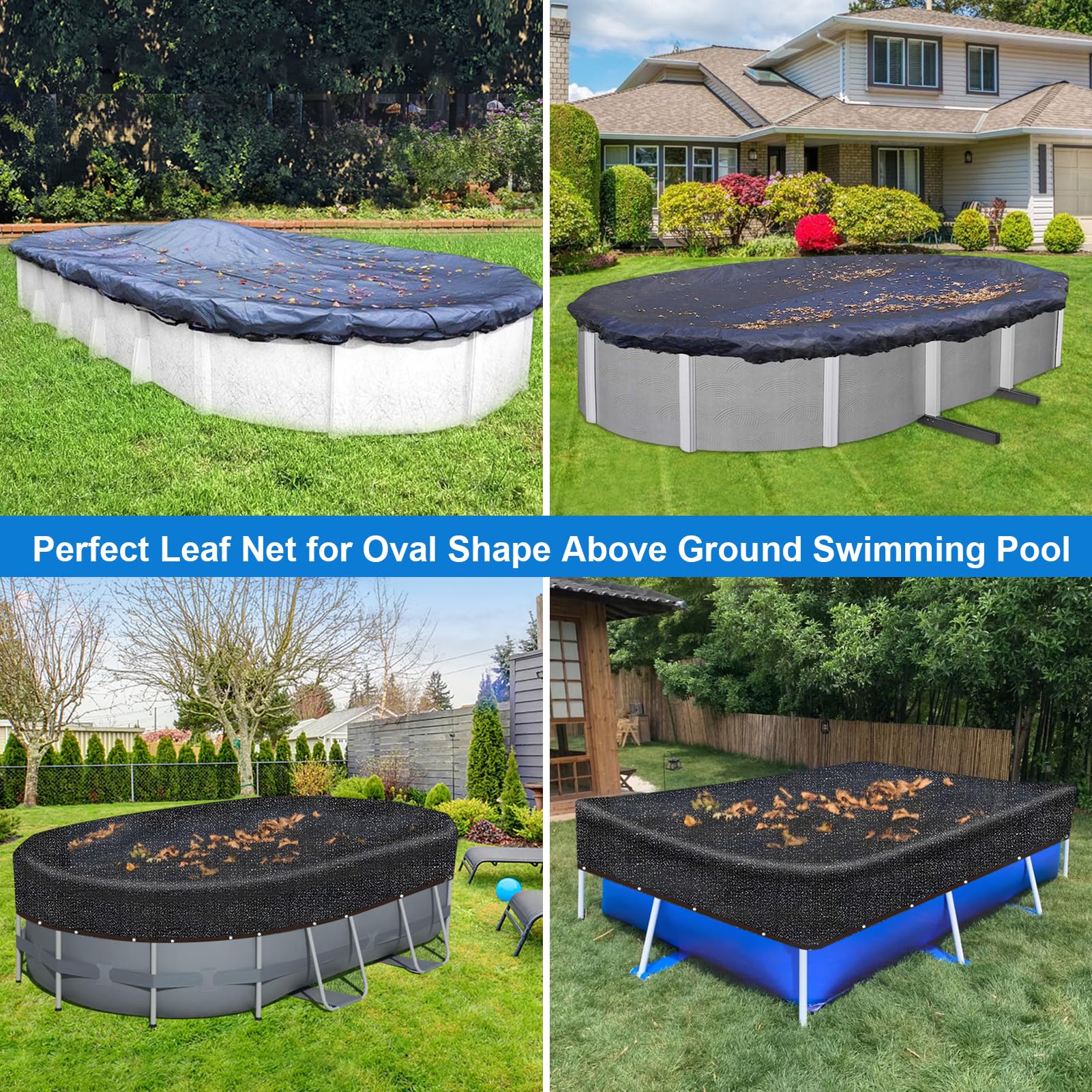 Lanathel Pool Leaf Net Cover side view