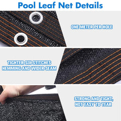 Lanathel Pool Leaf Net Cover with grommets for secure fit