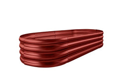 Land Guard Galvanized Raised Garden Bed Kit, front view