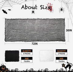 Land Guard Halloween Gauze Cloth draped over furniture
