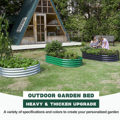 Land Guard raised garden bed showing the open base design