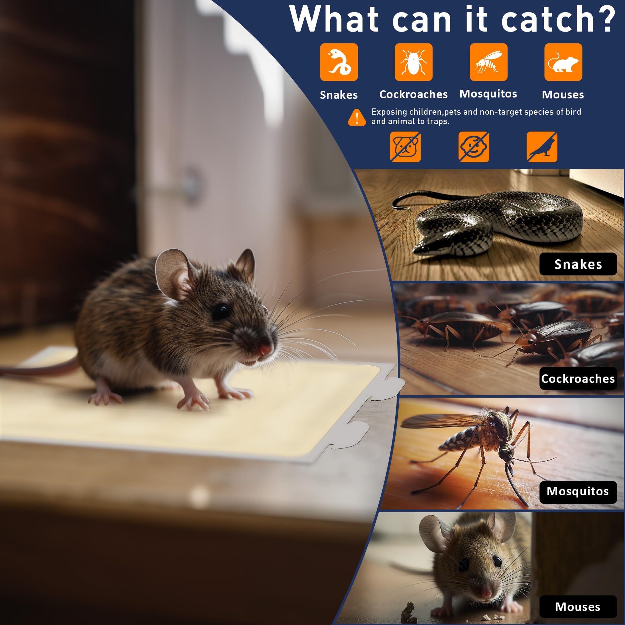 Landisun Mouse Rat Trap packaging with product details