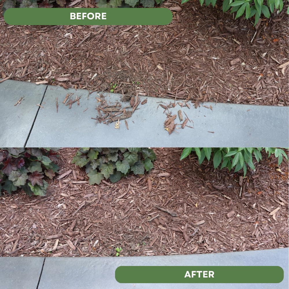 Landscape Loc Mulch Glue application on mulch